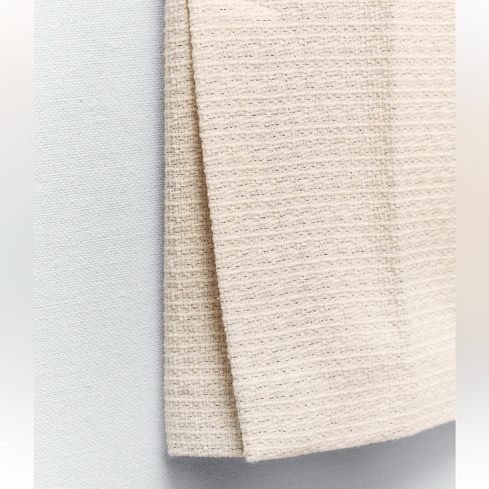 ZARA SS24 METALLIC THREAD TEXTURED PANTS 2529/122 018/002 - Picture 12 of 13